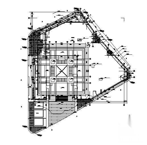 世博会中国馆总平面图施工图下载【ID:165756126】
