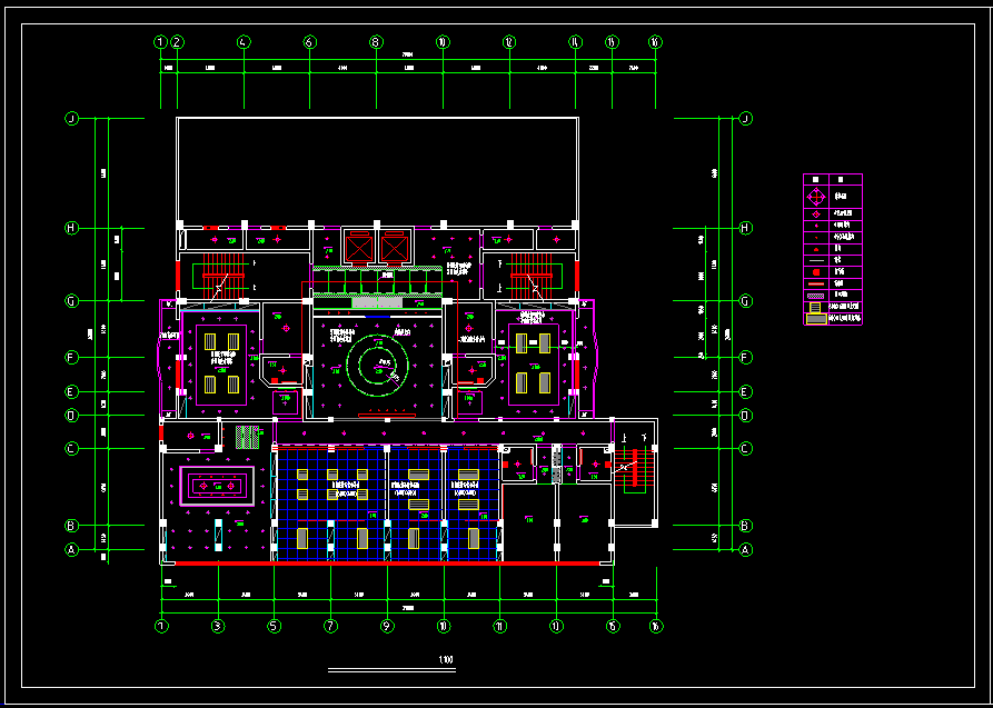 12套酒店宾馆建筑设计CAD图纸（含内部布置）施工图下载【ID:165424143】