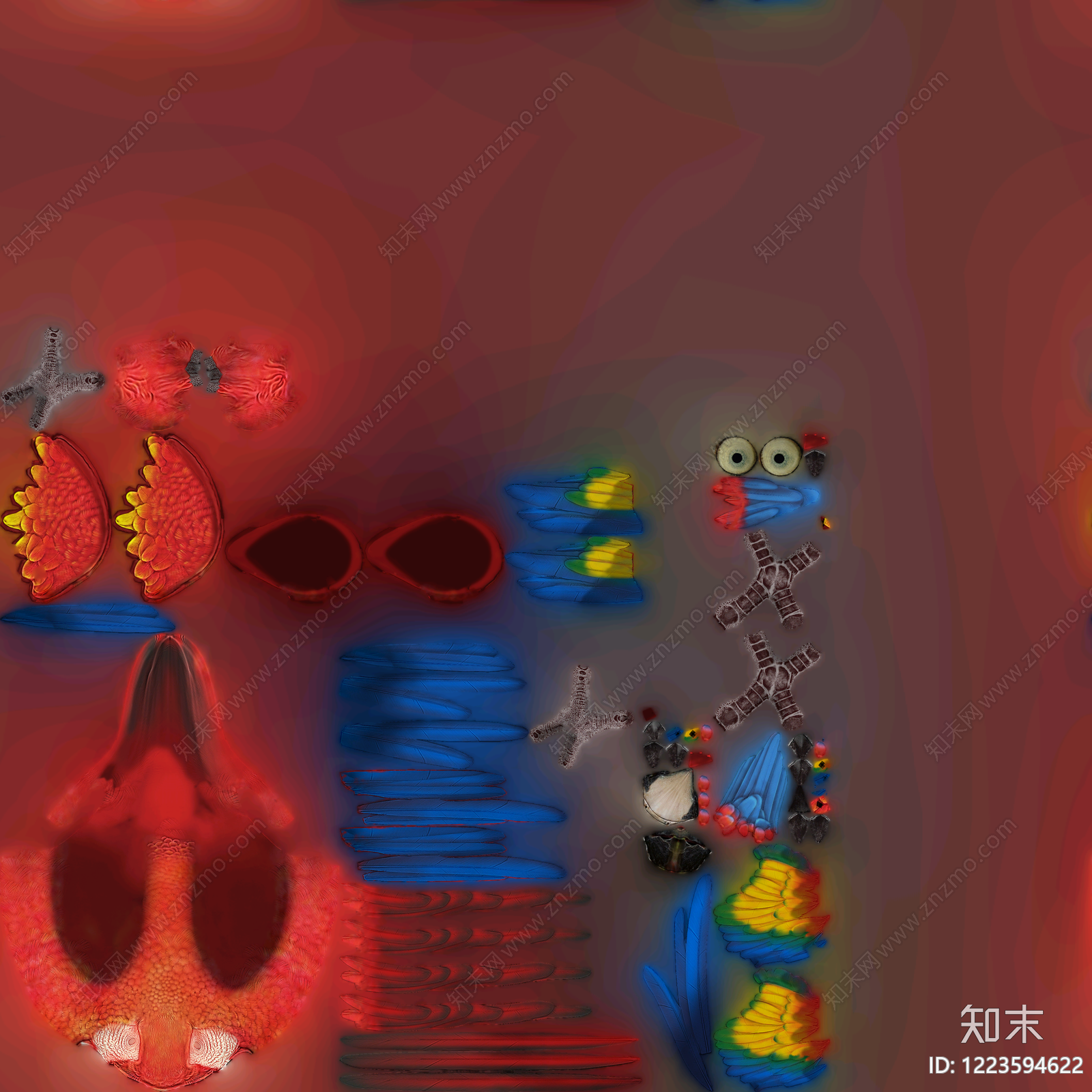 抽象画贴图下载【ID:1223594622】