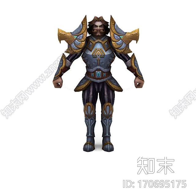 现代3D游戏人物角色男CG模型下载【ID:170695175】