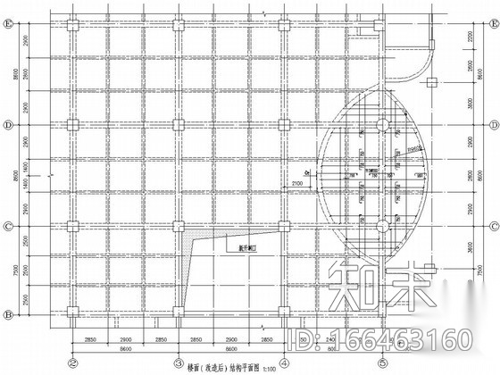 商场楼层局部开洞改造加固结构施工图cad施工图下载【ID:166463160】