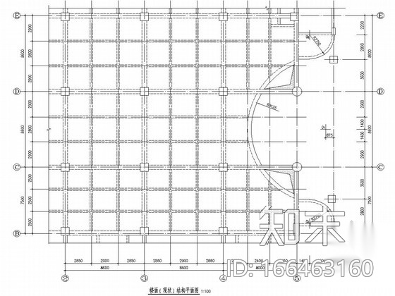 商场楼层局部开洞改造加固结构施工图cad施工图下载【ID:166463160】