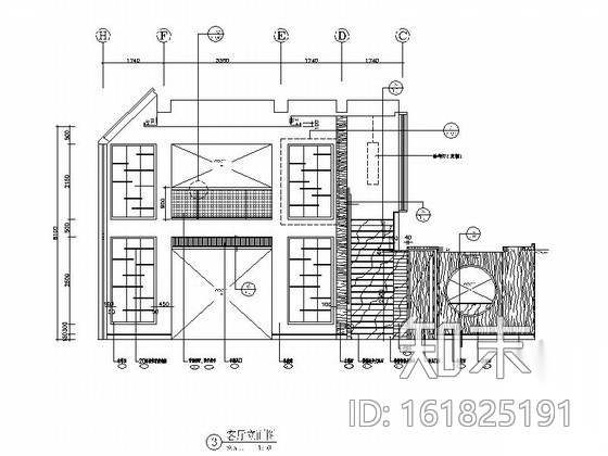 [江苏]新中式意蕴悠长三层别墅室内施工图cad施工图下载【ID:161825191】