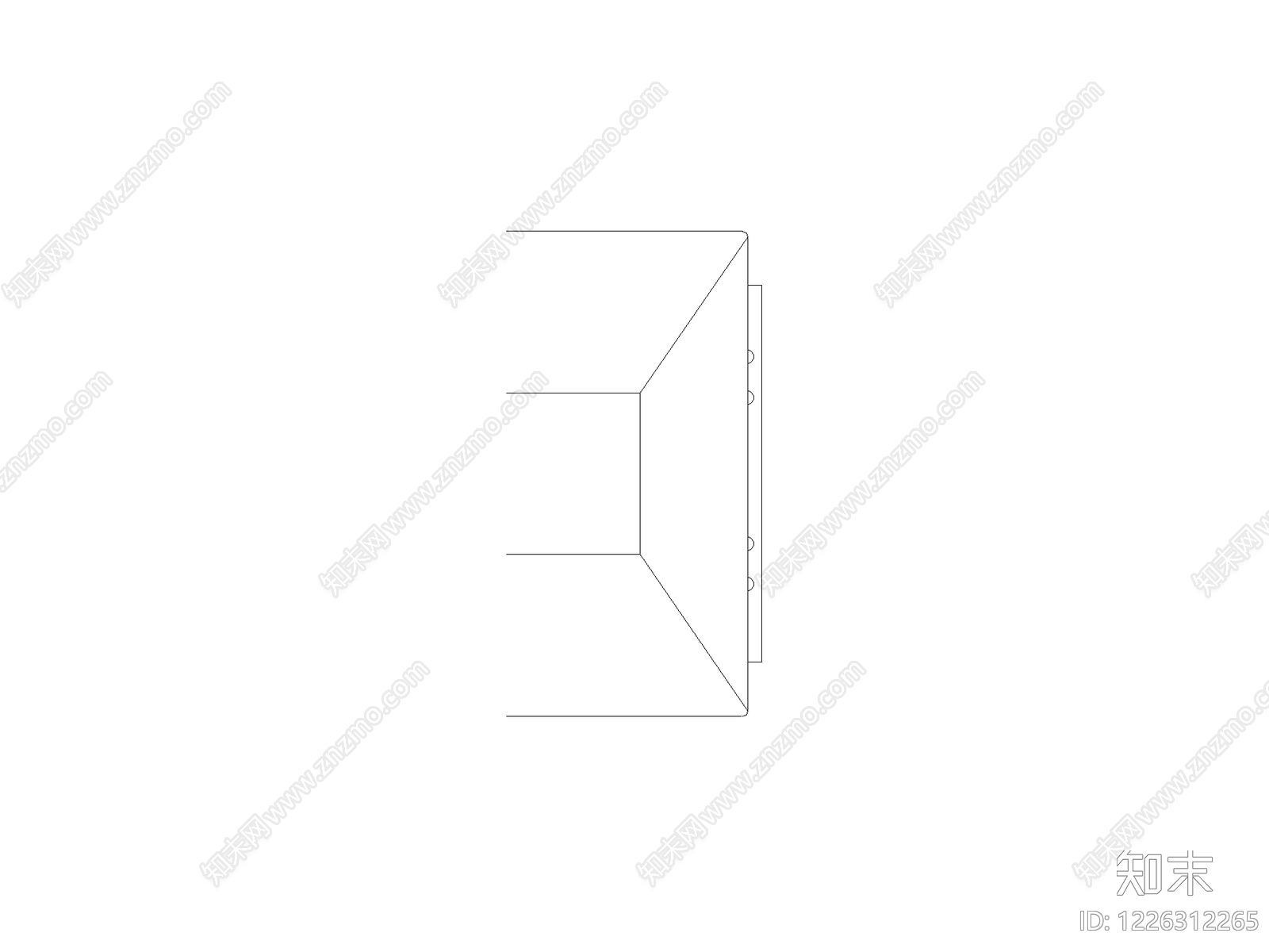 开关插座cad施工图下载【ID:1226312265】