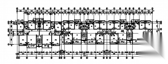 某沿街六层商住楼建筑施工图cad施工图下载【ID:165733169】