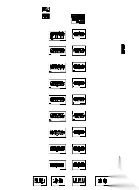 某沿街六层商住楼建筑施工图cad施工图下载【ID:165733169】