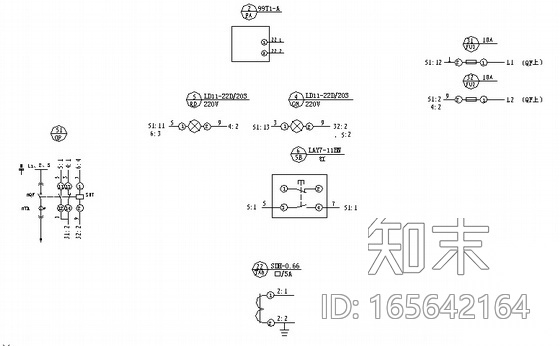 某变电所低压配电柜全套设计图cad施工图下载【ID:165642164】