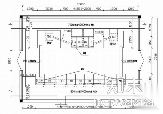 某变电所低压配电柜全套设计图cad施工图下载【ID:165642164】