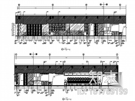 知名酒店咖啡厅室内施工图施工图下载【ID:161769199】