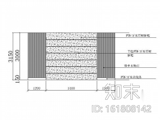 [扬州]某现代办公楼室内设计装修图（含效果）cad施工图下载【ID:161808142】