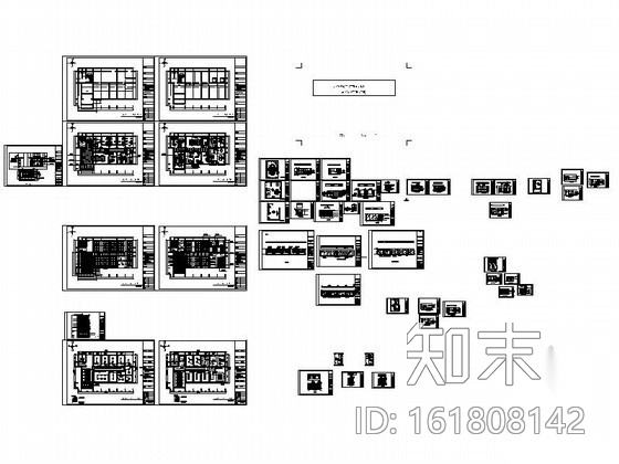 [扬州]某现代办公楼室内设计装修图（含效果）cad施工图下载【ID:161808142】