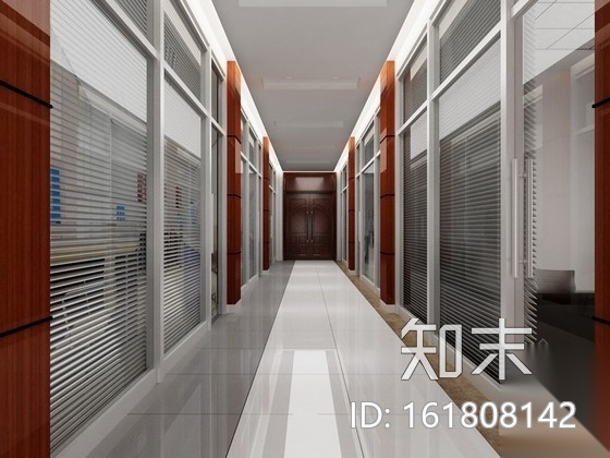 [扬州]某现代办公楼室内设计装修图（含效果）cad施工图下载【ID:161808142】