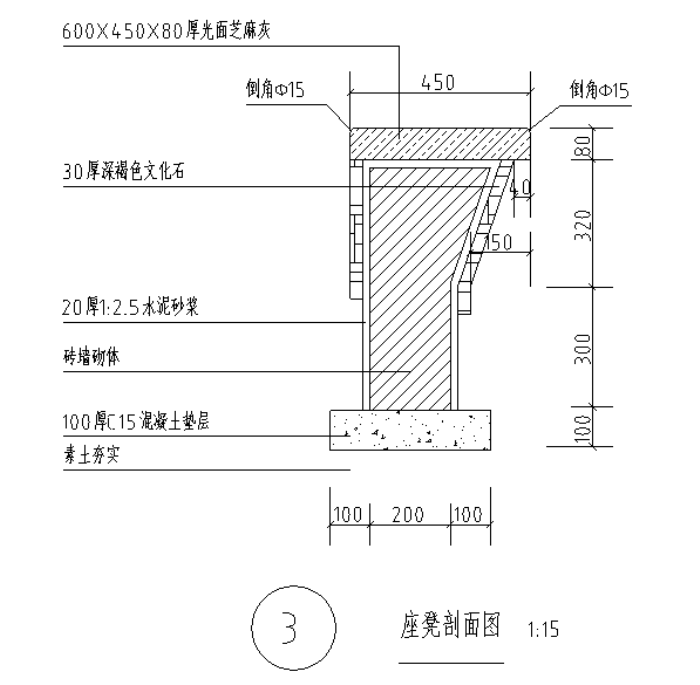 [湖南]河道生态风光带景观设计施工图cad施工图下载【ID:160920196】