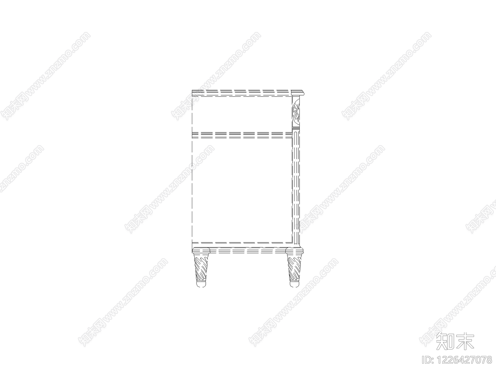 柜子cad施工图下载【ID:1226427078】