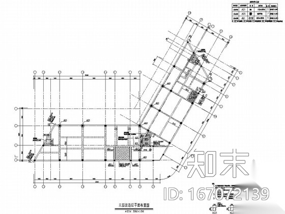 [深圳]三层框架结构老年活动中心改造加固结构施工图cad施工图下载【ID:167072139】