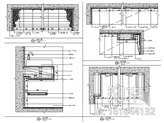 [上海]SOHO风格两层别墅样板房室内装修施工图cad施工图下载【ID:161844132】