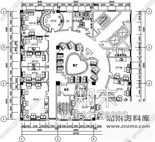 施工图歌舞厅装饰施工图cad施工图下载【ID:632128092】