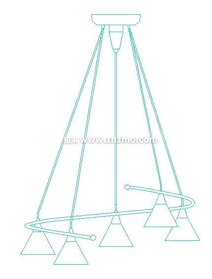 吊灯施工图下载【ID:178288166】