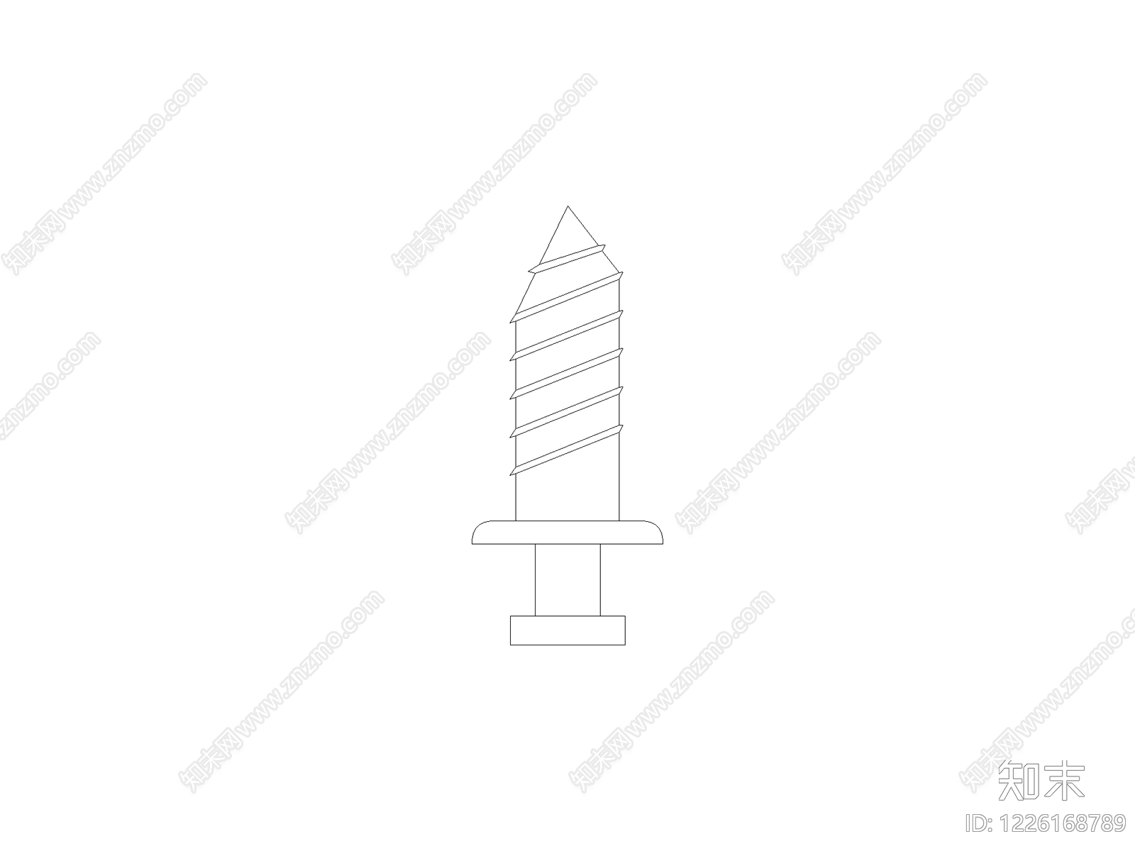现代五金管件CAD图纸