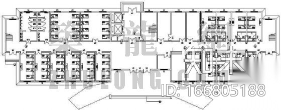 某医院住院部建筑施工图（全套）cad施工图下载【ID:166805188】