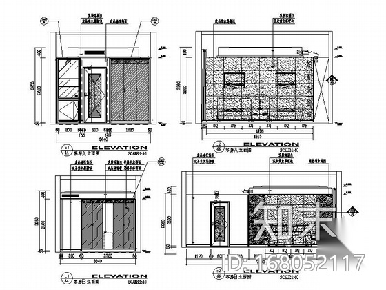 某生态农庄度假欧式双层别墅室内装修图（含效果）cad施工图下载【ID:168052117】