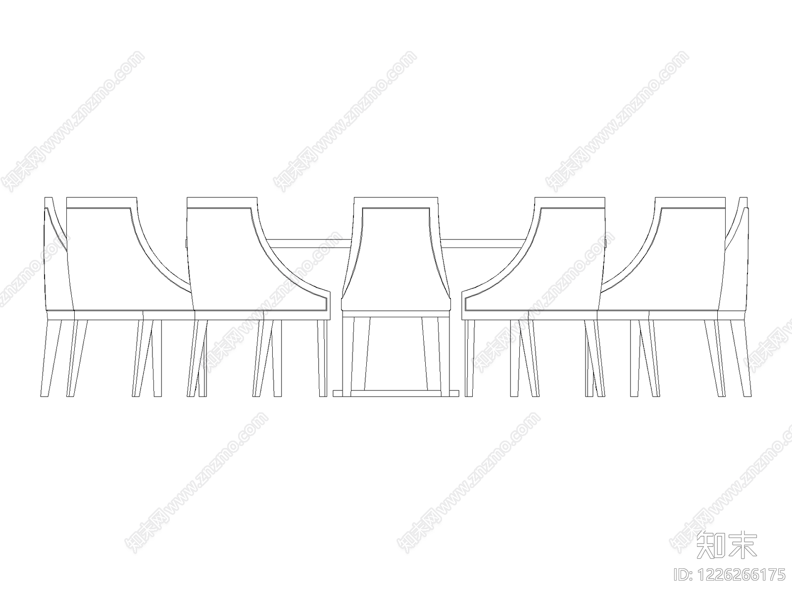椅子CAD图纸