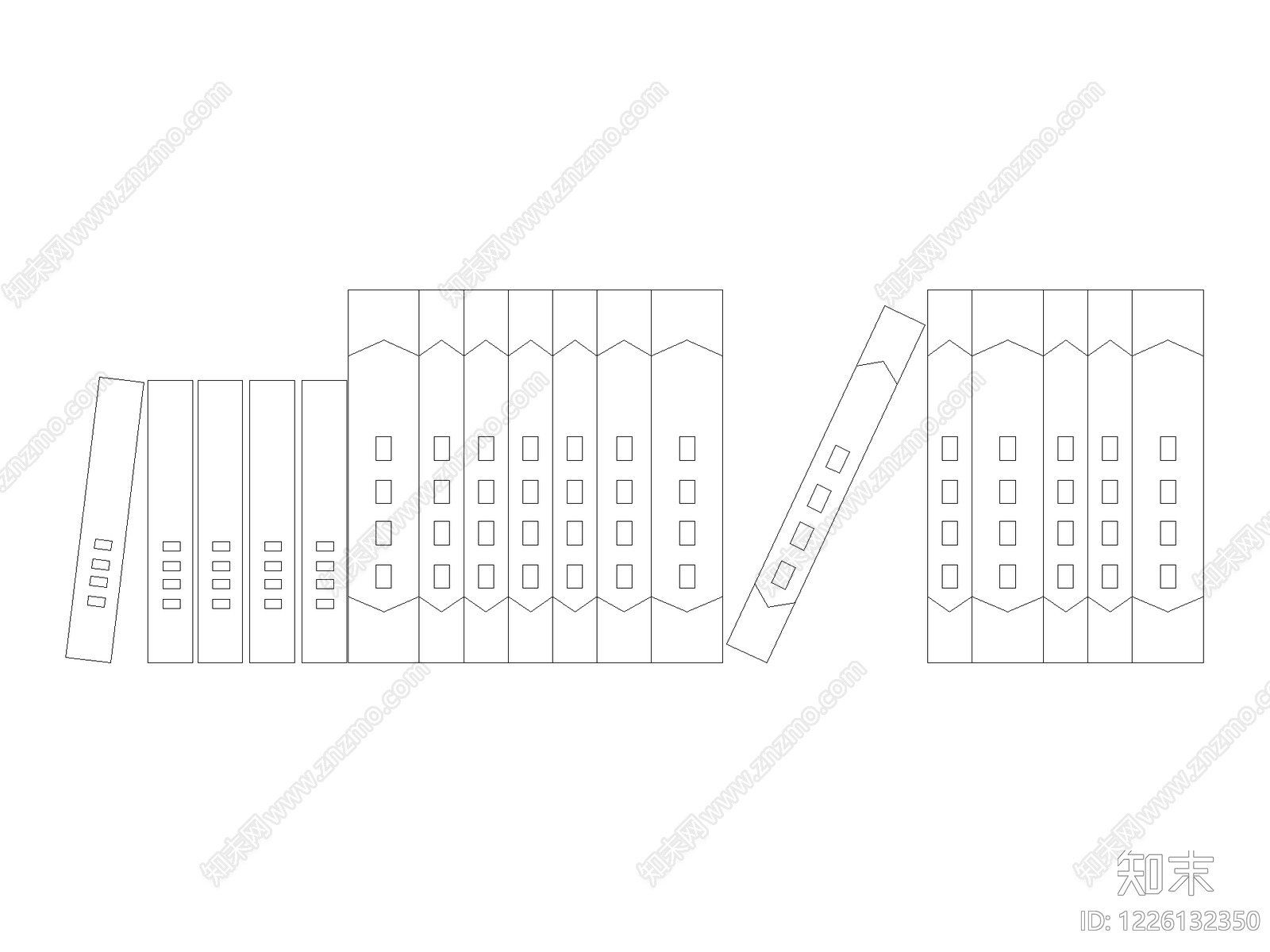 现代柜子CAD图纸