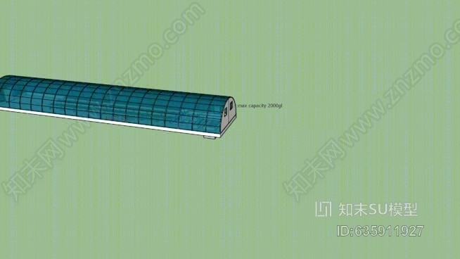 温室水培系统SU模型下载【ID:635911927】
