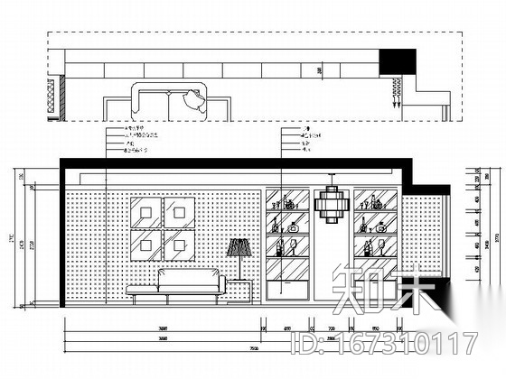 [上海]简洁现代风格三居室装修图（含效果）cad施工图下载【ID:167310117】