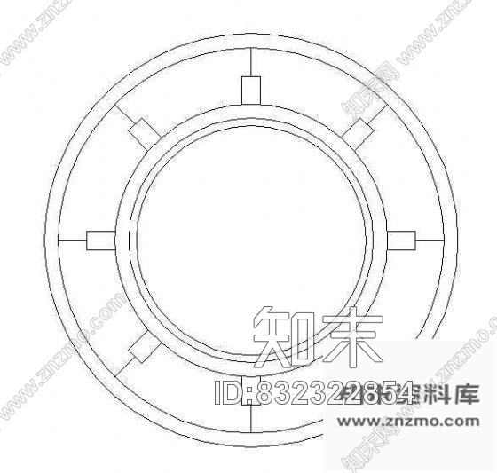 西式天花cad施工图下载【ID:832322854】