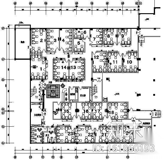 某沐足城装修图cad施工图下载【ID:161860193】