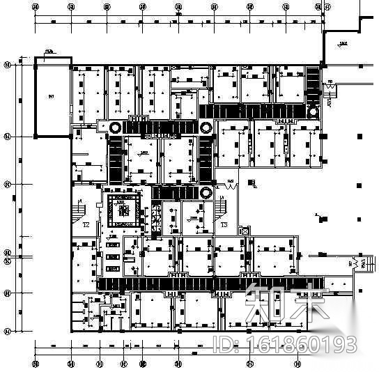 某沐足城装修图cad施工图下载【ID:161860193】