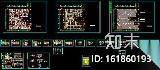 某沐足城装修图cad施工图下载【ID:161860193】