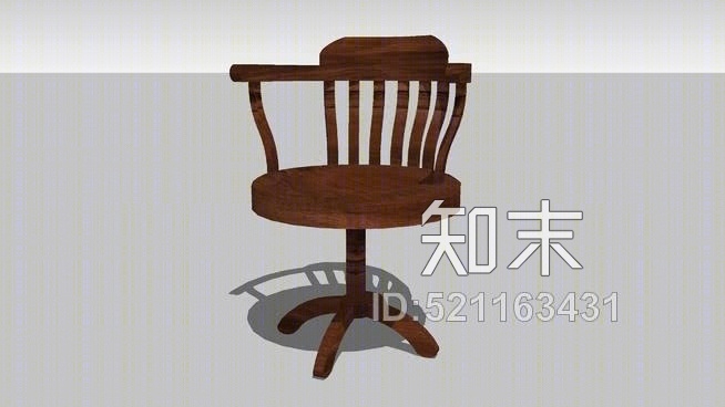 木椅SU模型下载【ID:521163431】