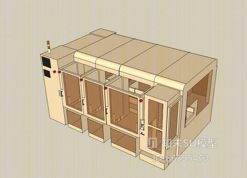 电话亭SU模型下载【ID:66595473】