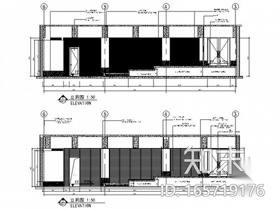 [北京]某五星级酒店电影院室内装修施工图cad施工图下载【ID:165719176】