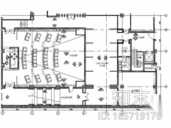 [北京]某五星级酒店电影院室内装修施工图cad施工图下载【ID:165719176】
