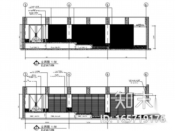 [北京]某五星级酒店电影院室内装修施工图cad施工图下载【ID:165719176】