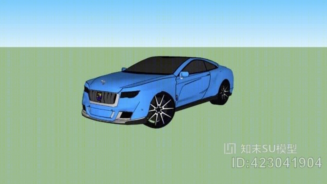 NB鬼轿跑车SU模型下载【ID:423041904】