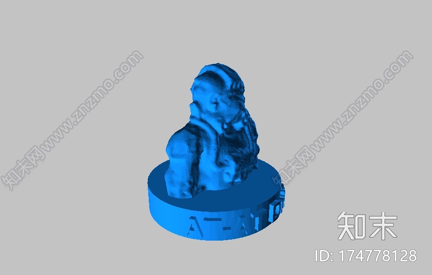 星球大战AT-AT驾驶员胸像雕塑3d打印模型下载【ID:174778128】