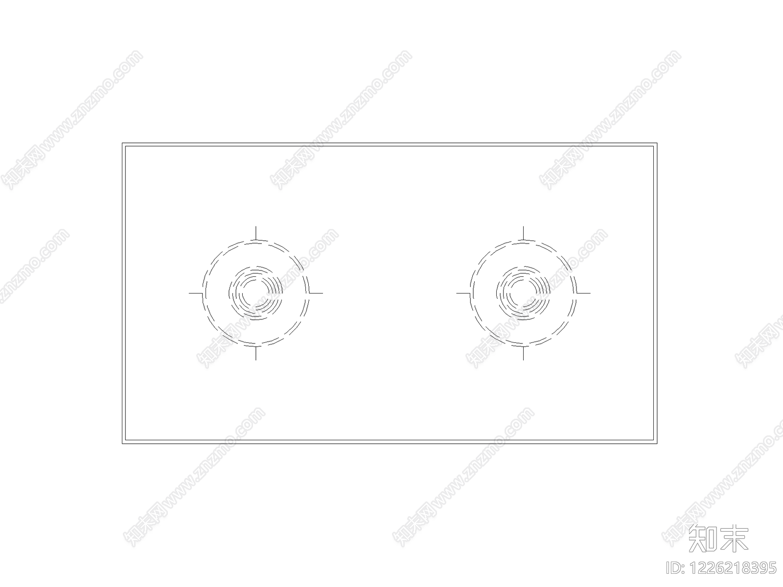 正反沙发组合cad施工图下载【ID:1226218395】