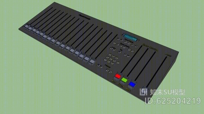 16通道数字LED照明板SU模型下载【ID:625204219】