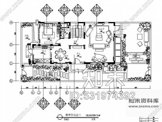 施工图天津法式浪漫柔美的联排别墅样板间施工图含效果图施工图下载【ID:531974392】
