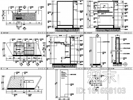 雪铁龙汽车精装服务展销网点室内装饰施工图cad施工图下载【ID:161698103】