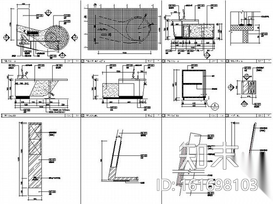 雪铁龙汽车精装服务展销网点室内装饰施工图cad施工图下载【ID:161698103】