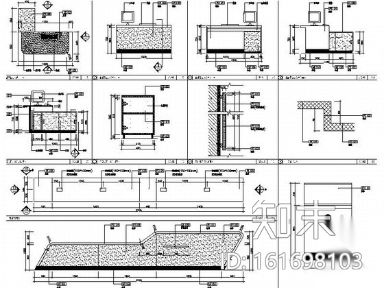 雪铁龙汽车精装服务展销网点室内装饰施工图cad施工图下载【ID:161698103】