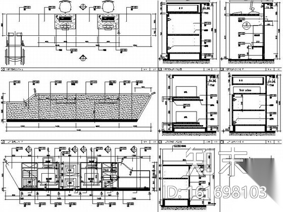 雪铁龙汽车精装服务展销网点室内装饰施工图cad施工图下载【ID:161698103】