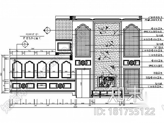 [江西]美式复式楼样板间施工图（含效果）cad施工图下载【ID:181755122】