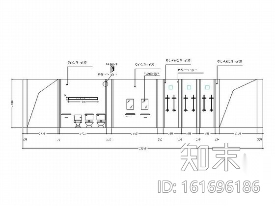 某洁具展厅室内装修施工图cad施工图下载【ID:161696186】