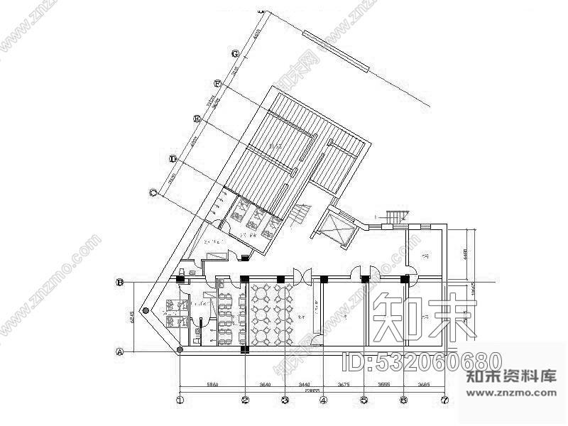 施工图哈尔滨某宾馆装修图cad施工图下载【ID:532060680】